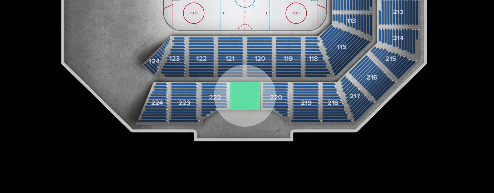 Seat view from Upper
