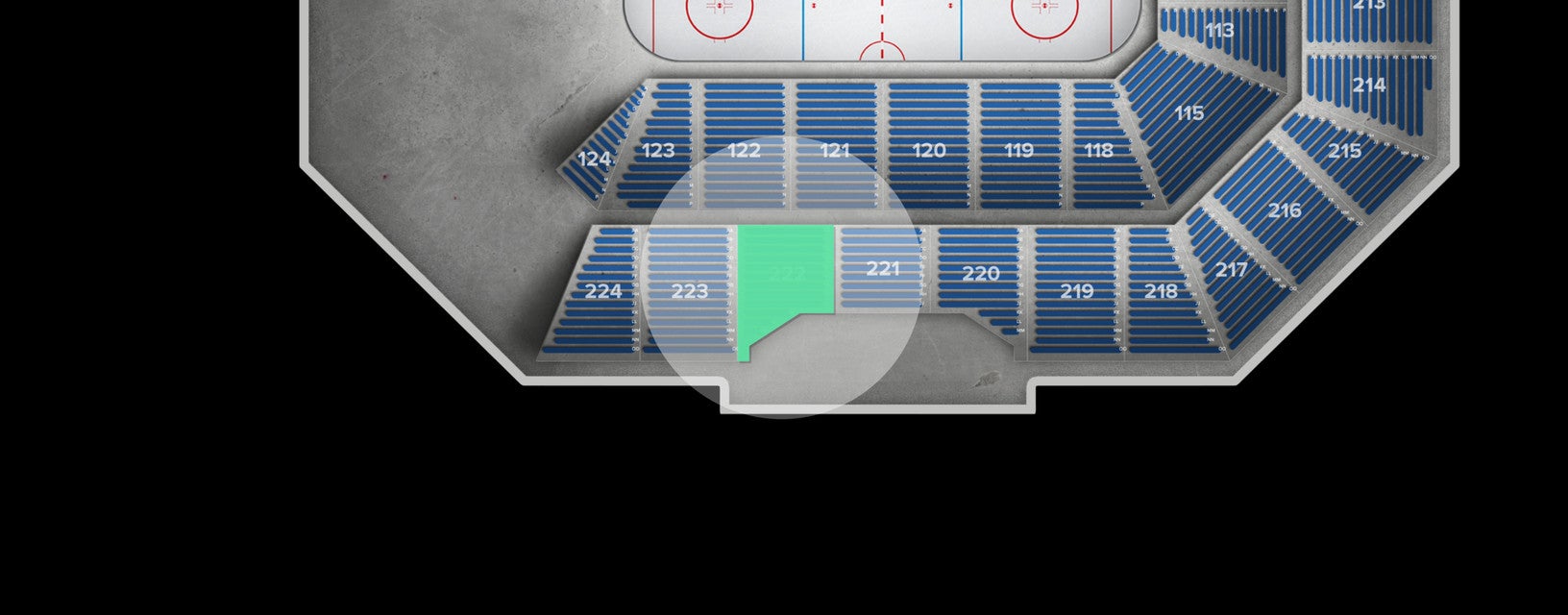 Seat view from Upper