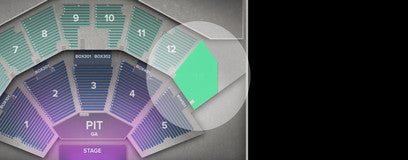 Seat view from Reserved