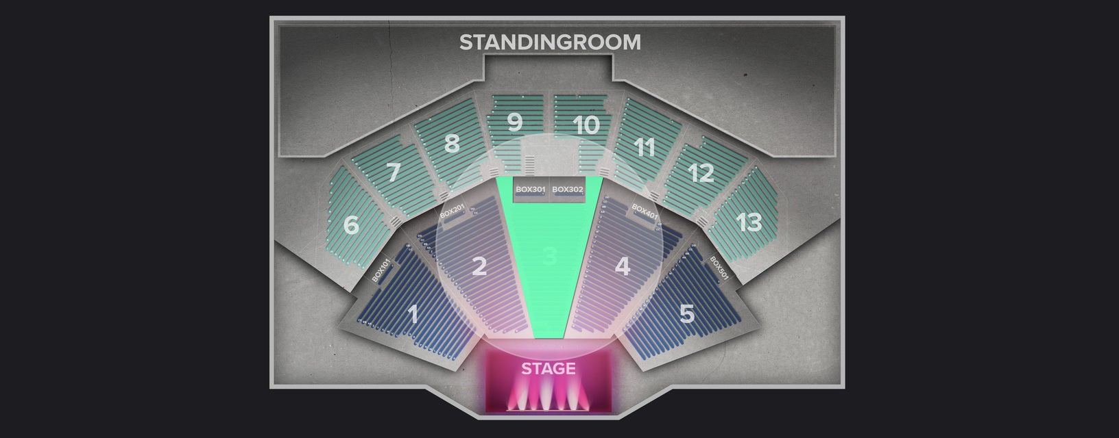 Seat view from Lower