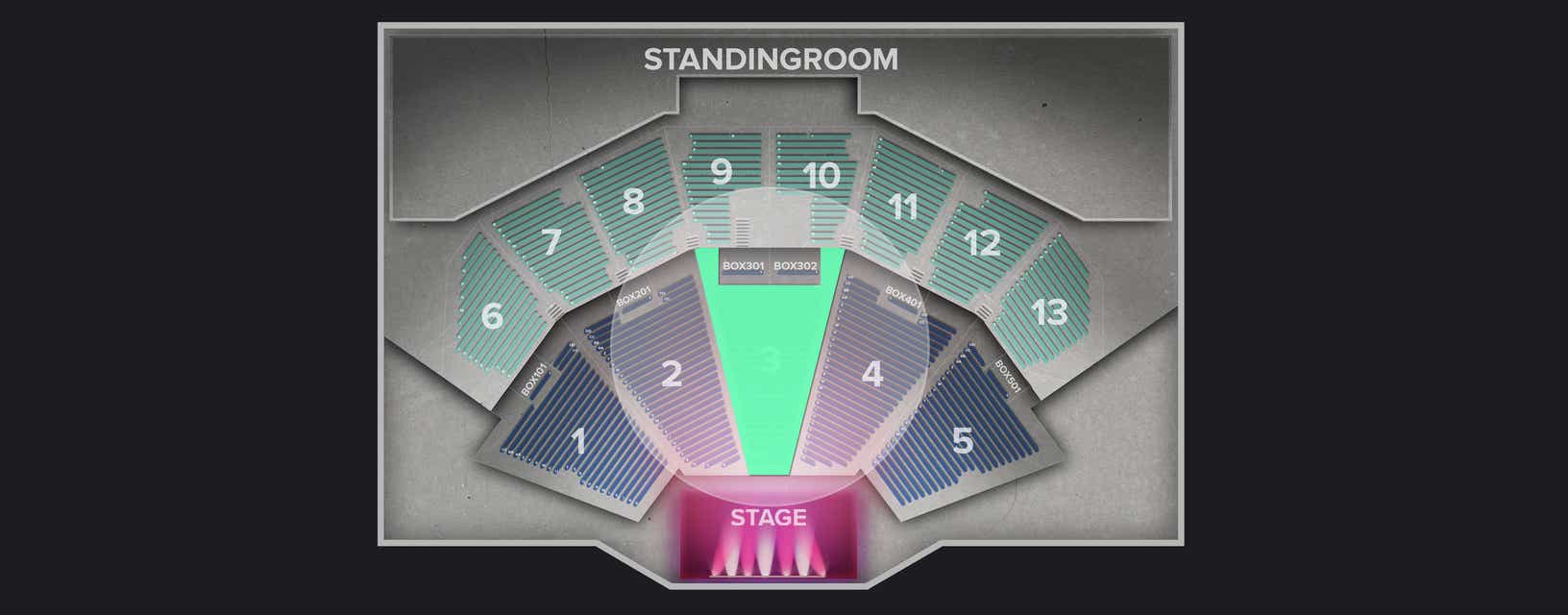 Seat view from Lower