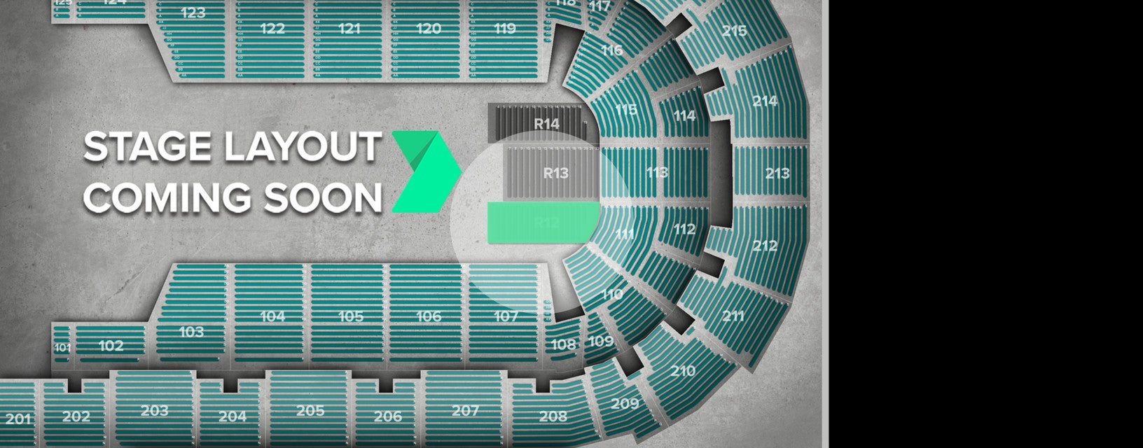 Seat view from Risers