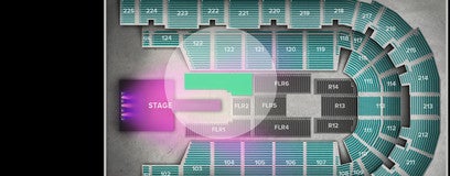 Seat view from Floor