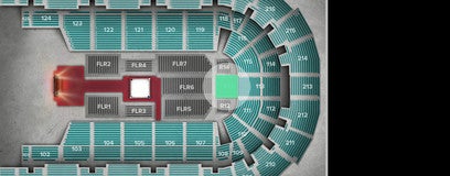 Seat view from Risers