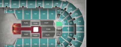 Seat view from Risers