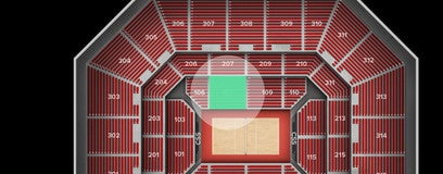 Seat view from 107