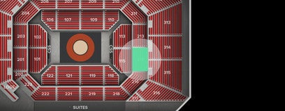 Seat view from 215