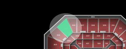 Seat view from 305
