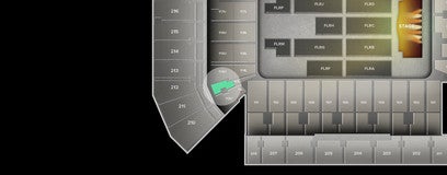 Seat view from Upper 100 Level