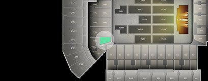 Seat view from Lower 100 Level