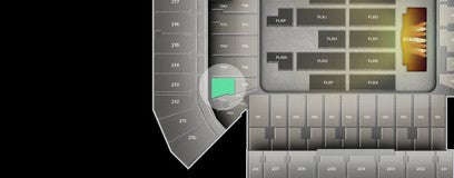 Seat view from Upper 100 Level