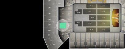 Seat view from Upper 100 Level