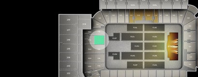 Seat view from Lower 100 Level