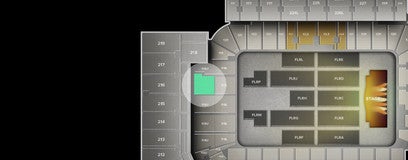 Seat view from Upper 100 Level