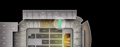 Seat view from Lower