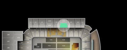 Seat view from Lower 100 Level