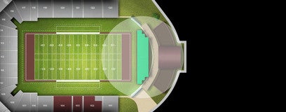 Seat view from Bleachers