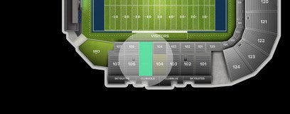 Seat view from Sideline
