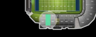 Seat view from Sideline