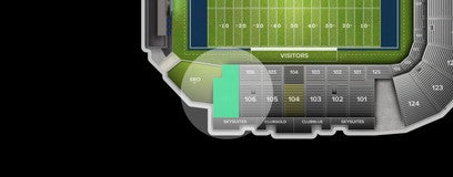 Seat view from Sideline