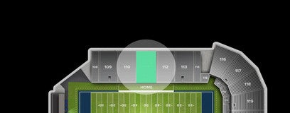 Seat view from Sideline