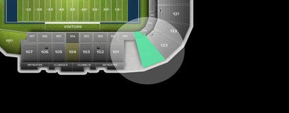 Seat view from Endzone