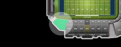 Seat view from Standing Room Only