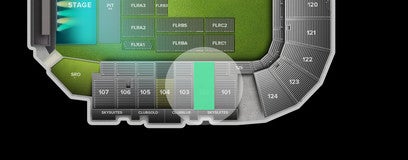 Seat view from Sideline