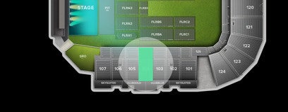 Seat view from Sideline