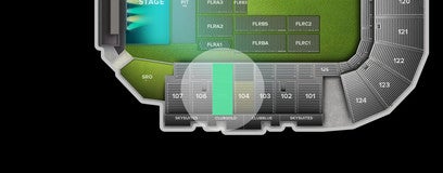 Seat view from Sideline