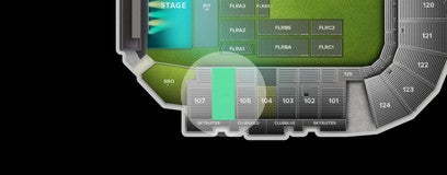 Seat view from Sideline