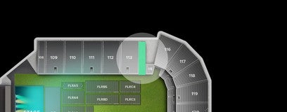 Seat view from Sideline