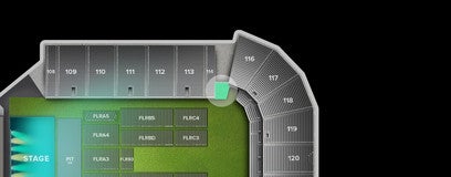 Seat view from Sideline