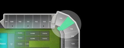 Seat view from Endzone