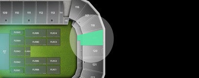 Seat view from Endzone