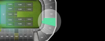 Seat view from Endzone