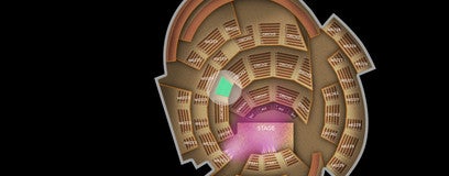 Seat view from Dress Circle