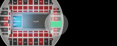 Seat view from Lower