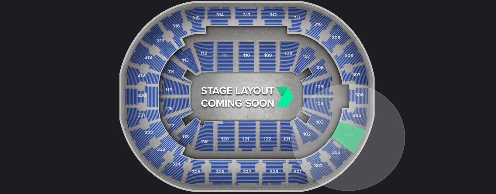 Seat view from Upper