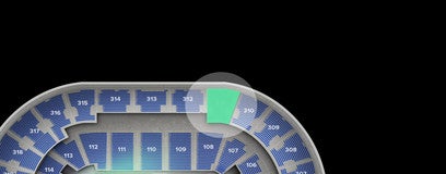 Seat view from Upper Level