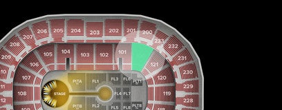 Seat view from Lower