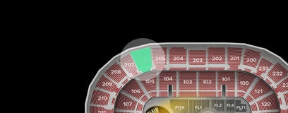 Seat view from Upper