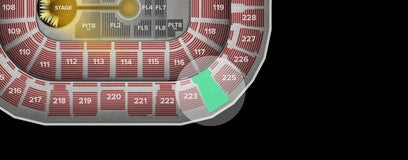 Seat view from Upper