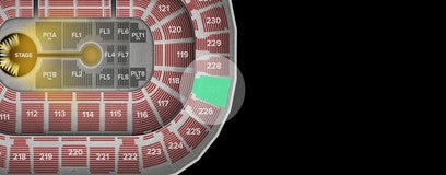 Seat view from Upper