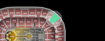 Seat view from Upper