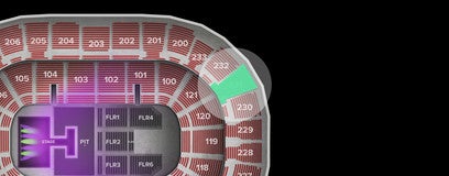 Seat view from Upper