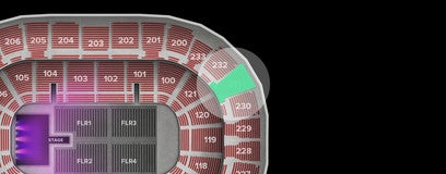 Seat view from Upper