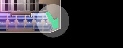 Seat view from Upper