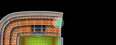 Seat view from Upper Sideline