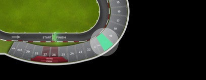 Seat view from Turn